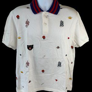 GUCCI Polo with symbols embroidery